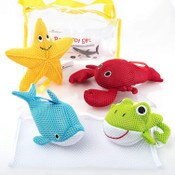 Wholesale - 4pc OCEAN COLLECTION BATH TOYS